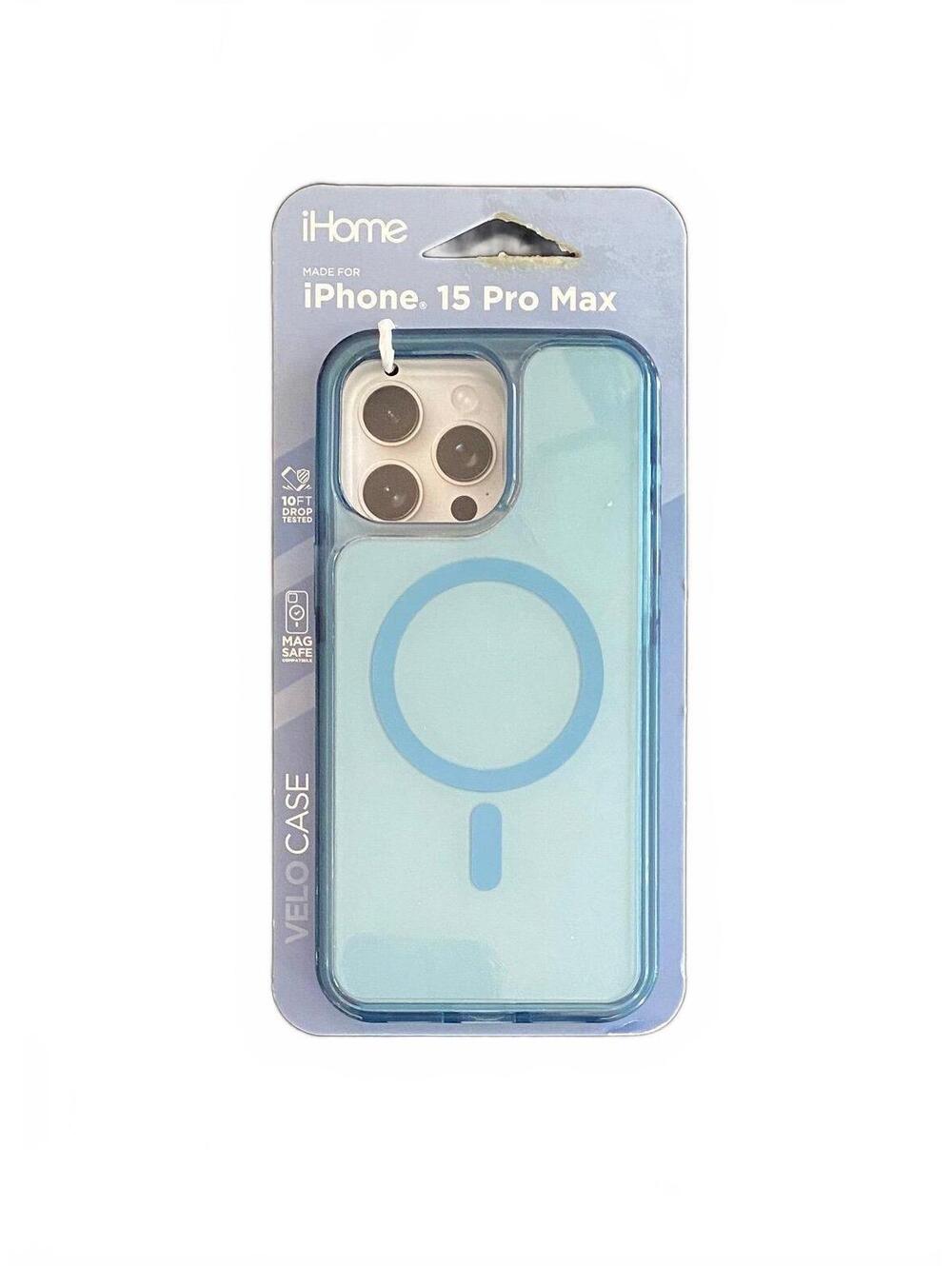 iHome Case for iPhone 15 Pro Max Dark Blue